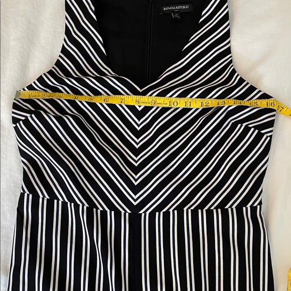 Banana Republic Black & White Striped Jumpsuit - Picture 6 of 10